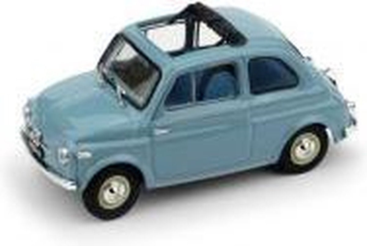 Fiat 500D Nuova Aperto Open 1959 Light Blue