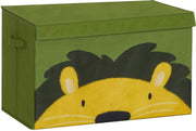 Nancy's Elk River Opbergdoos - Speelgoed Organizer - Vouwdoos - Stoffen Doos - 2 Handvatten - Deksel - Kinderkamers - Groen - Geel - 60 x 35 x 38 cm
