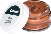 Collonil Shoe Cream - leer vet - kleur verzorging voor glad leer - glazen potje 50ml - kleur Brique licht bruin 331