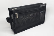 Deluva Make-up Opbergtas voor de Professional Visagist/MUA - zwart mesh - 28x15x7.5 cm