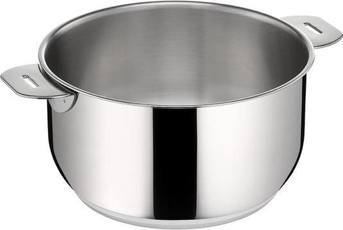 Lagostina Salvaspazio Roestvrijstaal Steelpan - 14 cm - 1.2L