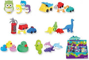 Uitdeel cadeautjes 6 setjes gummetjes