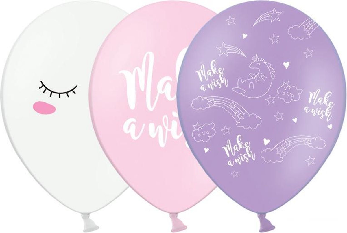 Unicorn Ballonnen 30cm 50 stuks