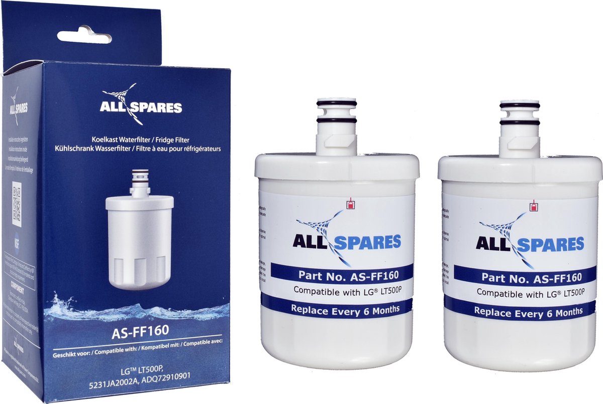 LG / ATAG LT500P / 5131JA2002A Waterfilter - Koelkast Waterfilter van AllSpares - 2 Waterfilters