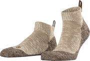 FALKE Lodge Homepad Heren Huissokken - Sesame - Maat 39-40