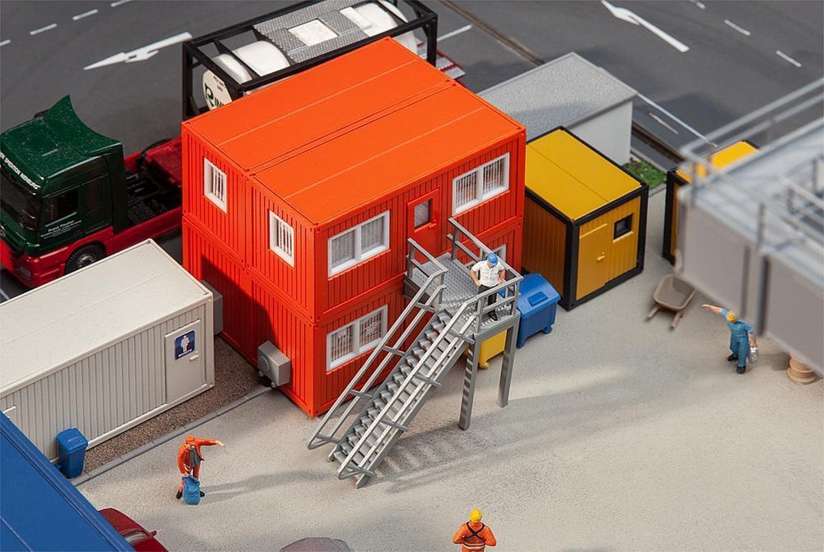 Faller - 4 Bouwcontainers