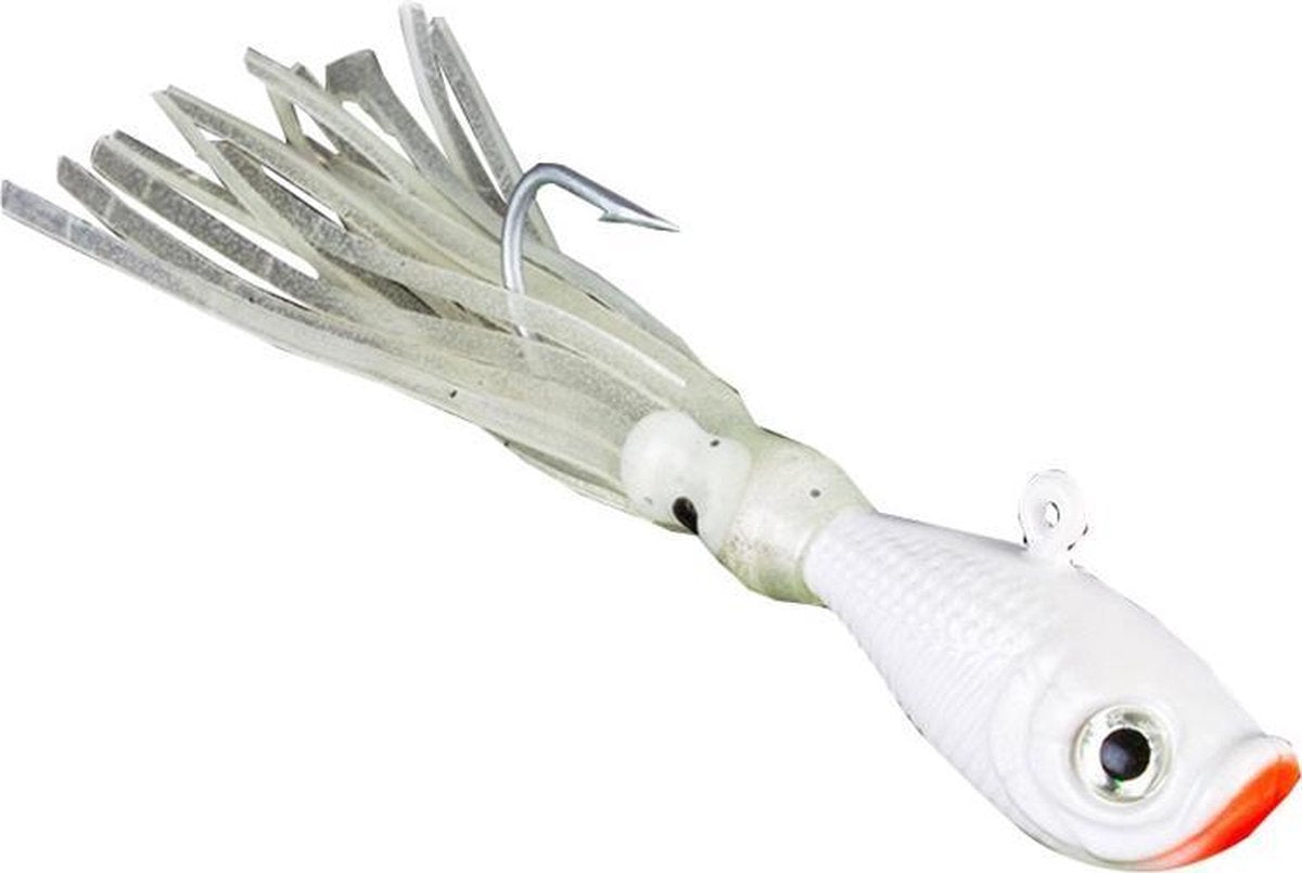 Team Deep Sea Flatter Jig - 85g - 5/0 - Pearl/White - Wit
