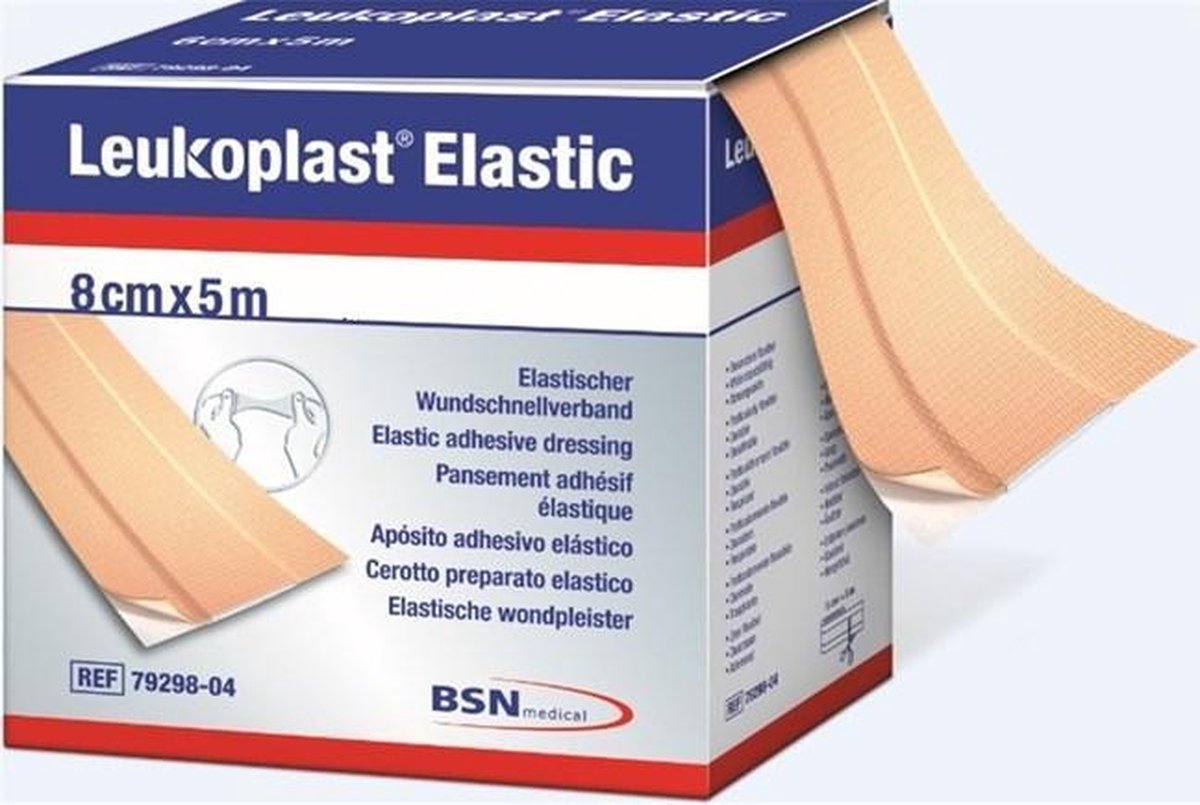 Leukoplast elastic pleister 500x8cm - 7929805