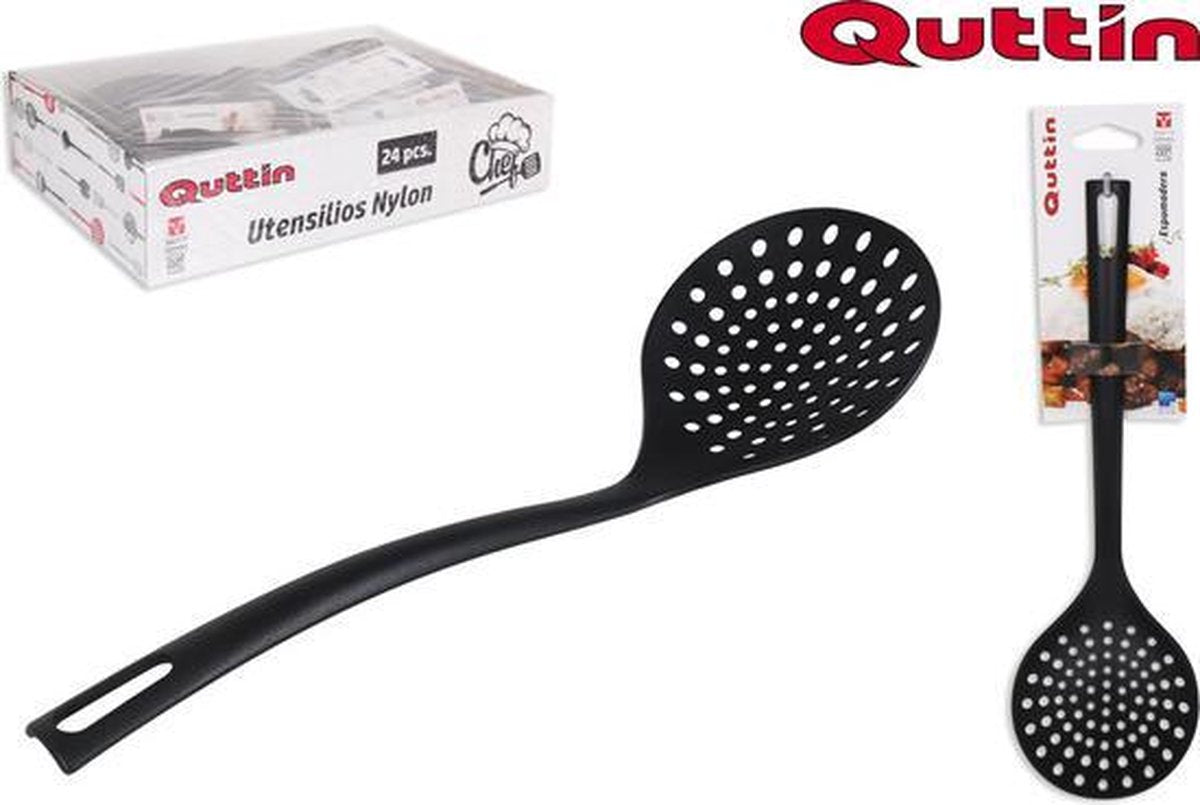 Zwart nylon SCHUIMSPAAN QUTTIN