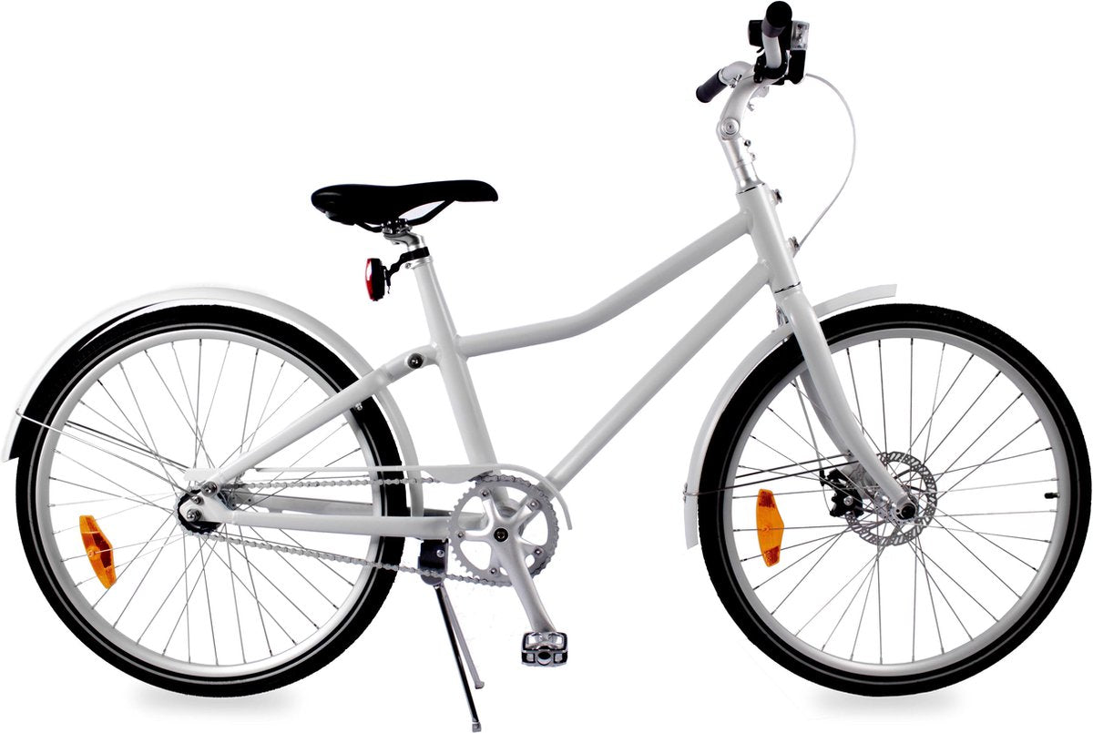 Blanco Unisex Fiets 'City Bike Deluxe' 26-inch - Wit - excl. accessoires