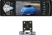 Autoradio - Alle auto’s - MP5 Handsfree BLUETOOTH USB AUX  SD 4.1 inch - Afstandsbediening - 1 DIN auto radio met achteruitcamera