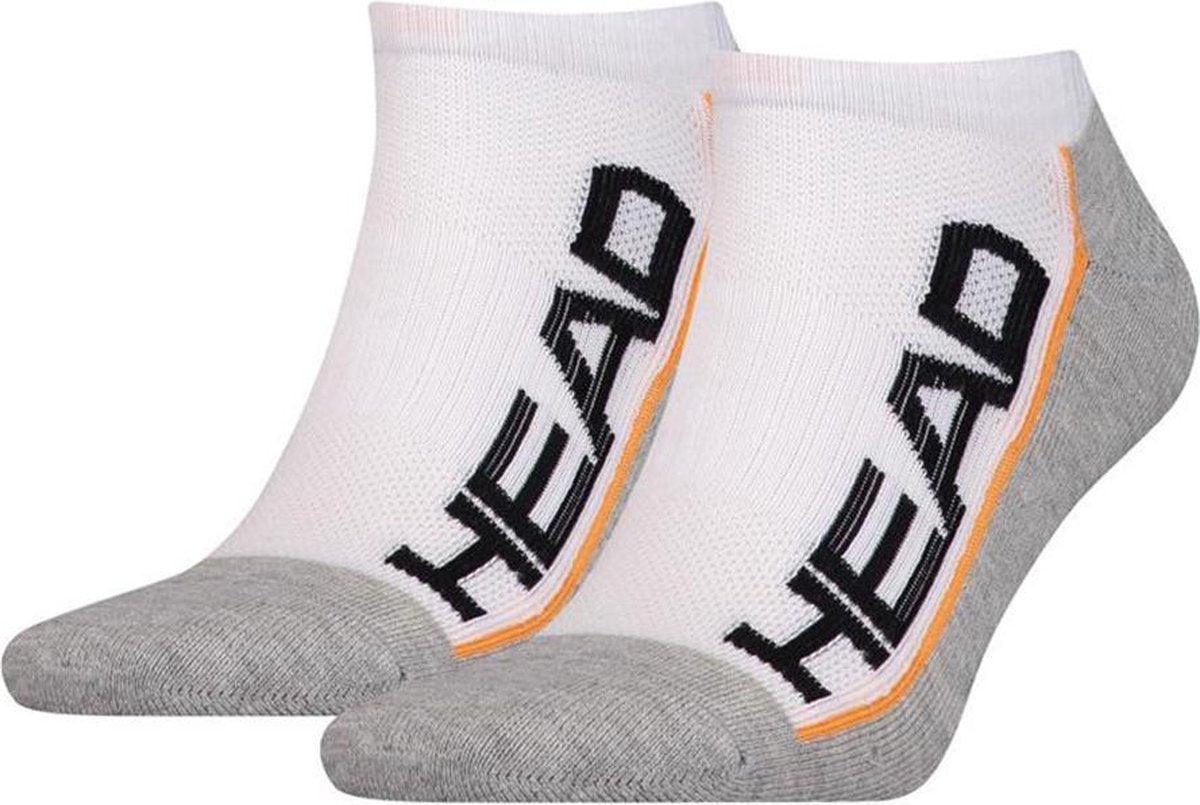 4-Pack HEAD Koele Sportsokken 791018001-062 - Wit / Grijs - Unisex - maat 39-42