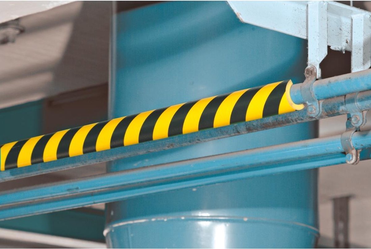 Stootrand leidingprofiel Type R1 lengte 5 m Geel