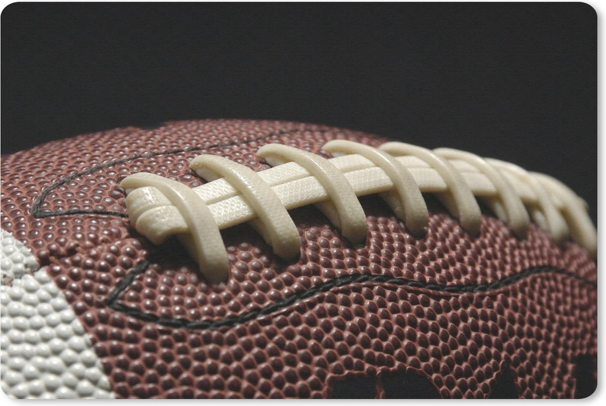 Bureau mat - De veters van een American Football - 60x40