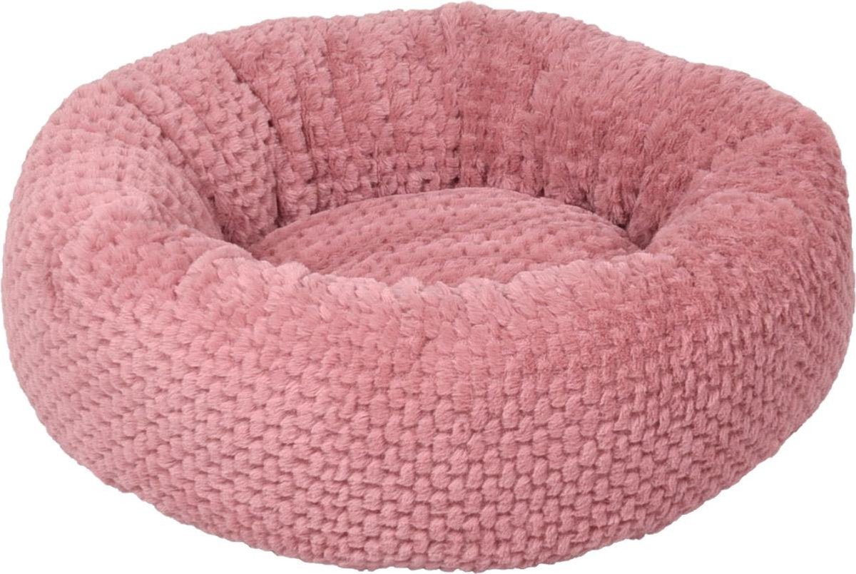 Mand glory rond roze 90x90x29 cm Flamingo
