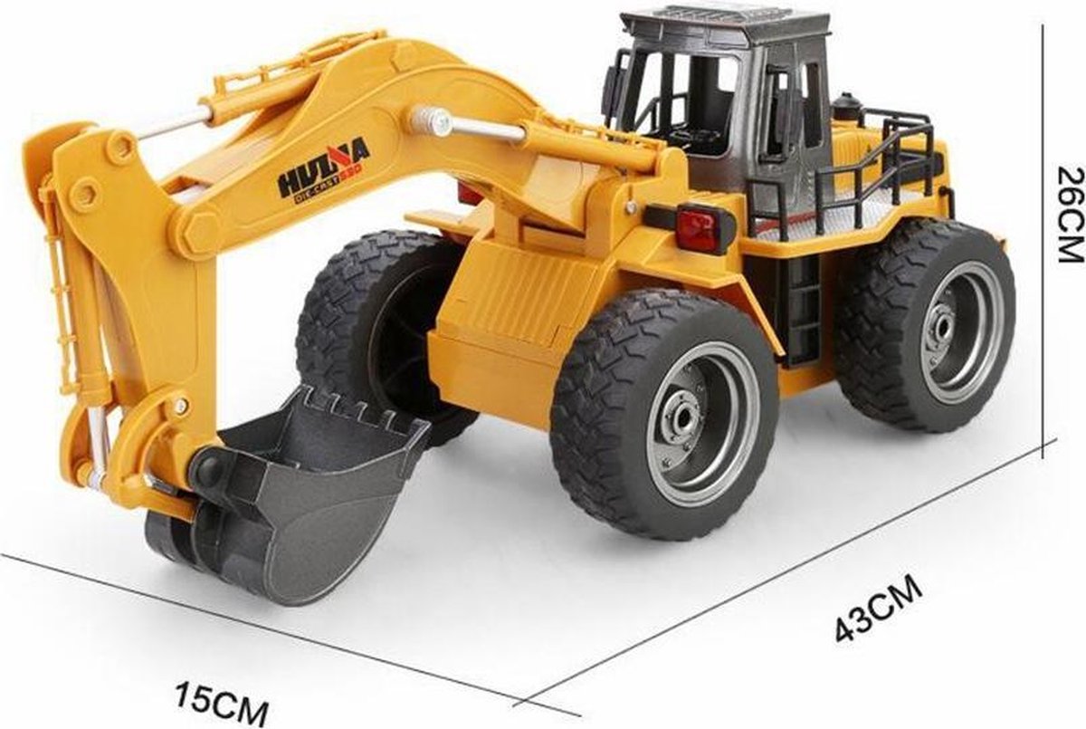 H-Toys - Bulldozer Graaf - 1:18 - 6 Kanaals - 2
