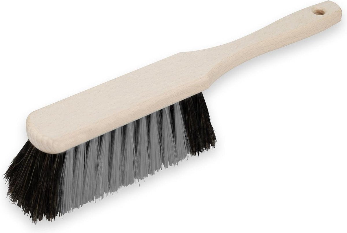 Hout en stoffer/handveger met synthetische haren voor binnen - Zachte borstels/stoffers