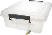 Araven Opbergbak met deksel - 30 l - Wit