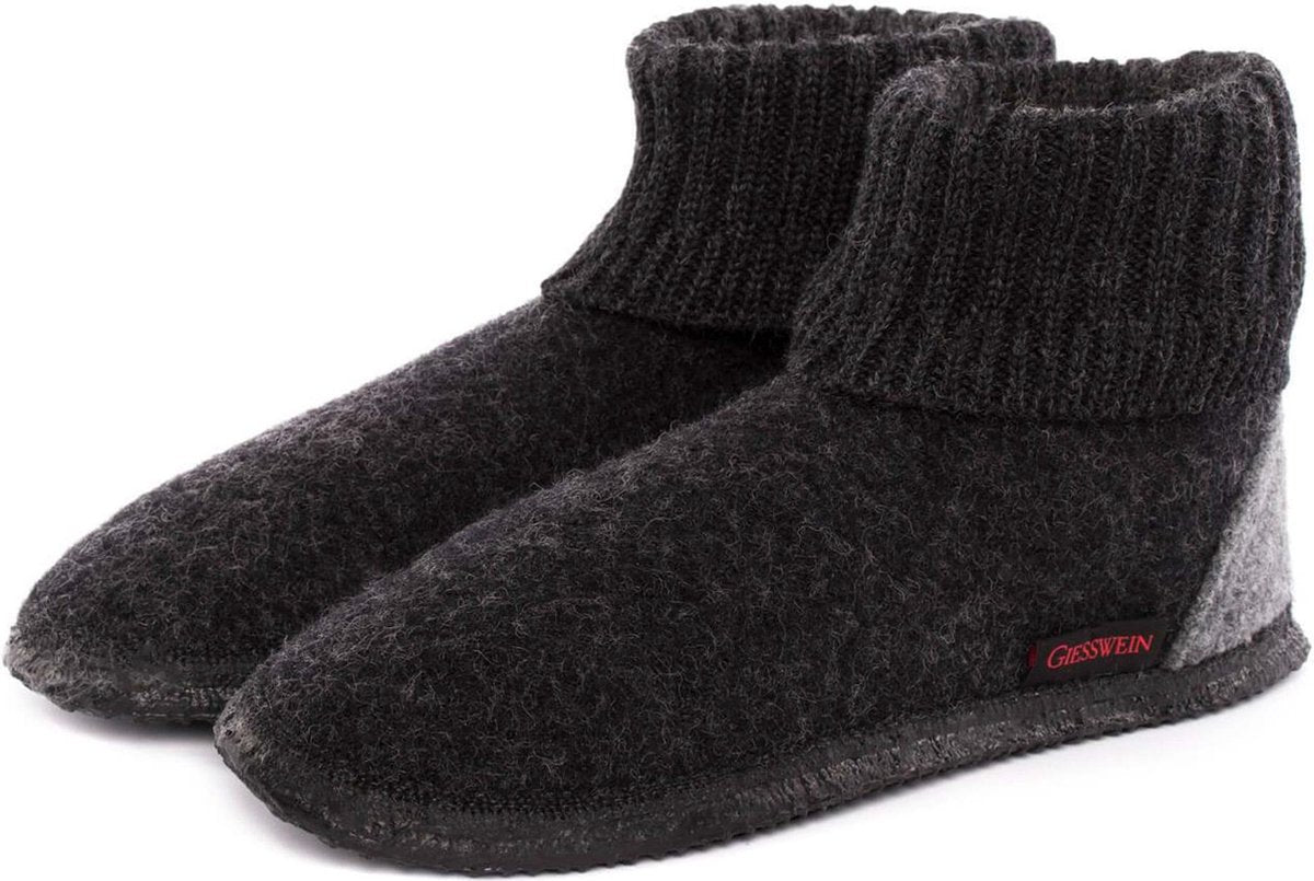 Giesswein Giesswein Kramsach Pantoffel  Sloffen - Maat 36 - Unisex - zwart