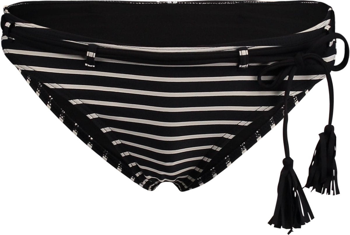 O'Neill Bikinibroekje Hip fit belted - Black Aop W/ White 2 - 44