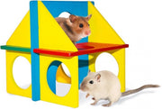 Diy fun house Gemengde kleuren 14x11cm