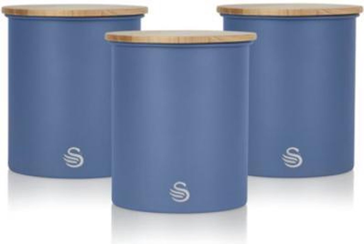 Swan Nordic Opbergblikken – Set Van 3 – Blauw