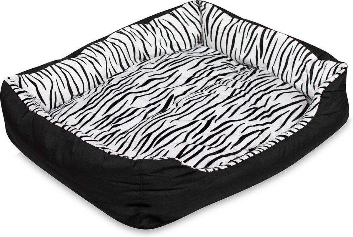 Baytex Hondenmand Savannah Zwart-Wit Medium