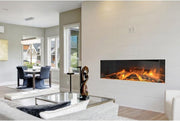 Nancy's Element4 Modore 100 Elektrische Inbouwhaard - LED Verlichting  - Zwart - 179.8 x 41 x 175.4 cm