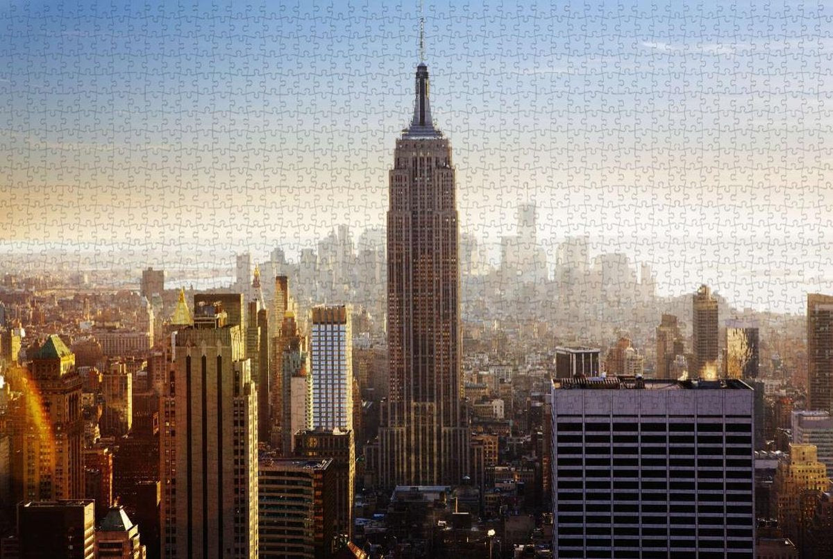 Puzzel Empire State Building | New Yprk | Moeilijke legpuzzel 1500 stukjes voor volwassenen