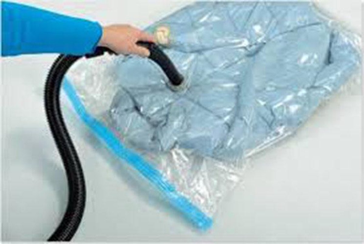 Handy Vacuumzak met opberghoes - Transparant - 90 x 60 x 40 cm