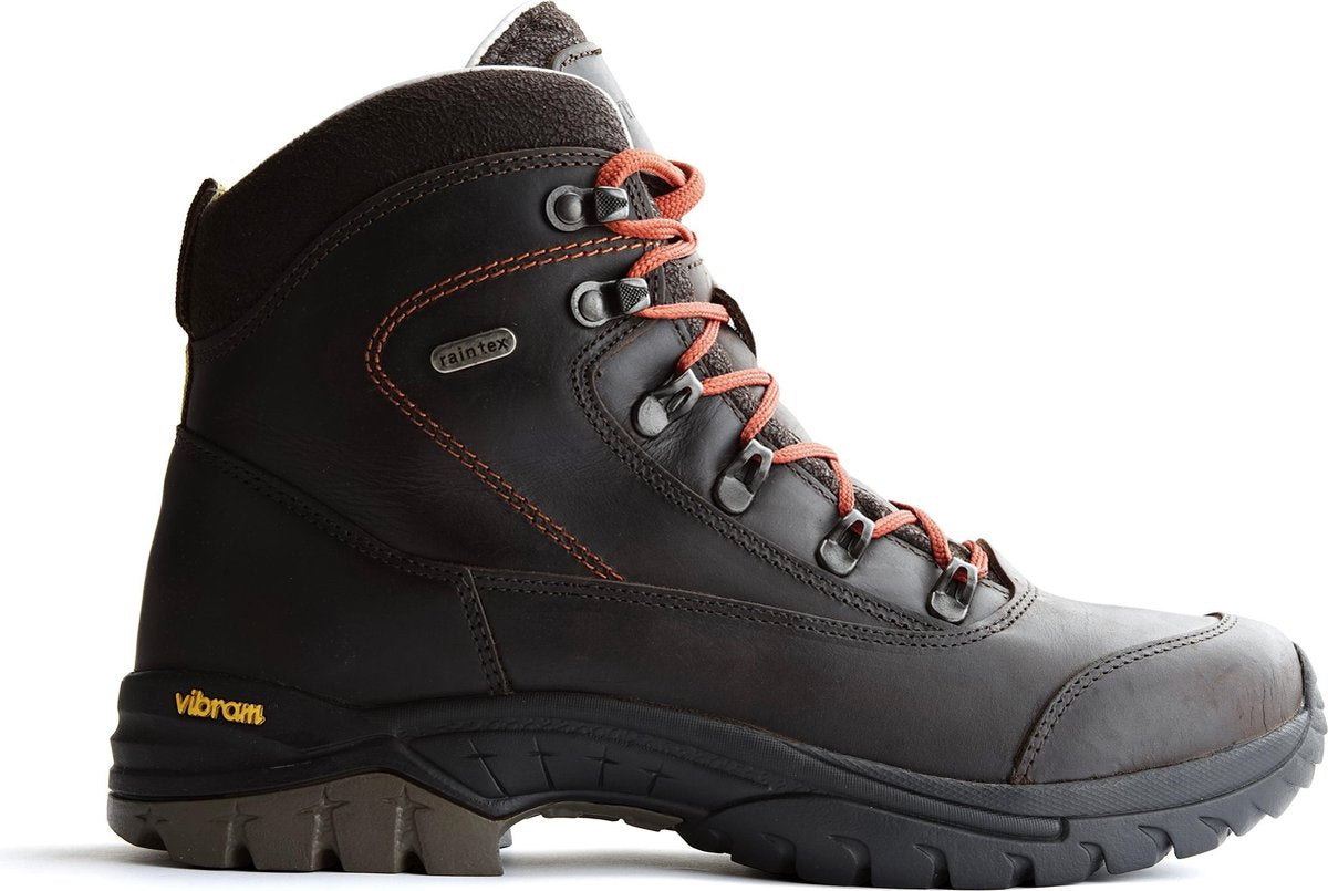 Travelin' Aarhus - Hoge Dames wandelschoenen - Waterdicht en ademend - Bruin Leer - Maat 36