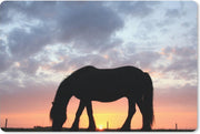 Bureau mat - Paarden - Zon - Weiland - 60x40