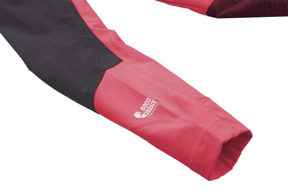 Hannah Outdoor Jas Pulla Dames Polyester Zwart/rood Maat 44