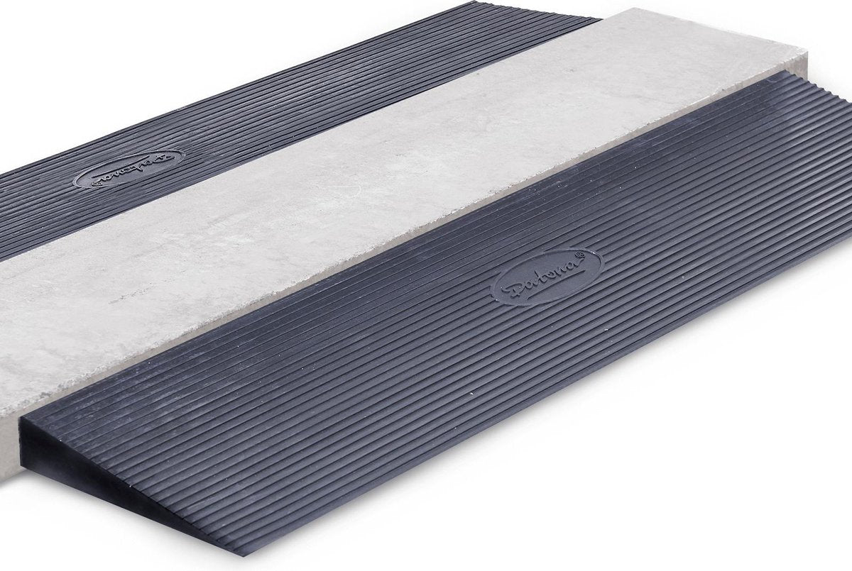 Datona® - Rubberen drempelhulp 35 mm - 2 stuks