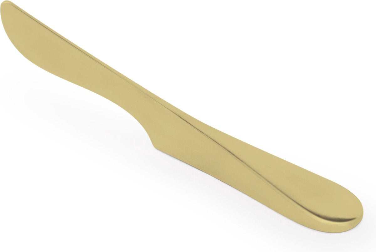 Bosign Messing/Goud Botermes Of Spreader Met Zwevend Mesblad