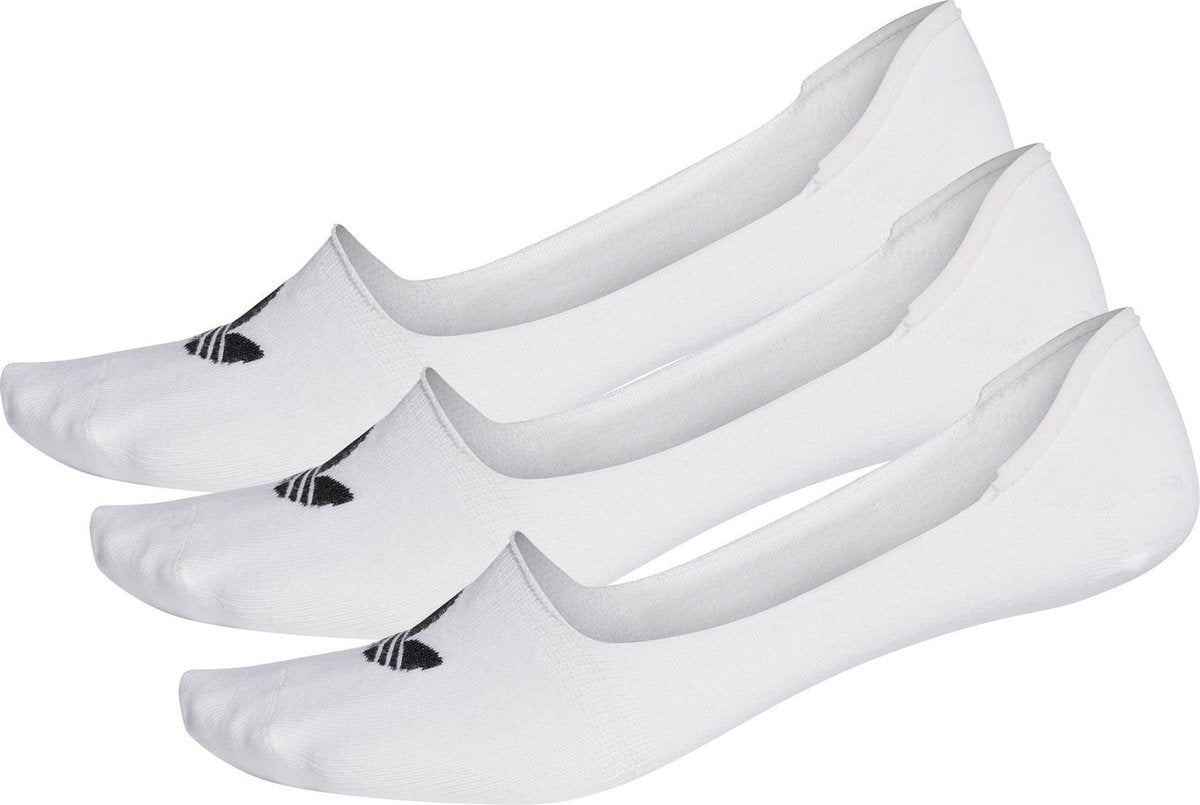 adidas  No Show Enkel  Sokken (regular) - Maat 35-38 - Unisex - wit/zwart