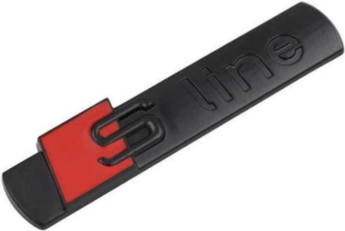 S-line embleem - Audi - Logo - badge - A3 - A5 - RS - zwart
