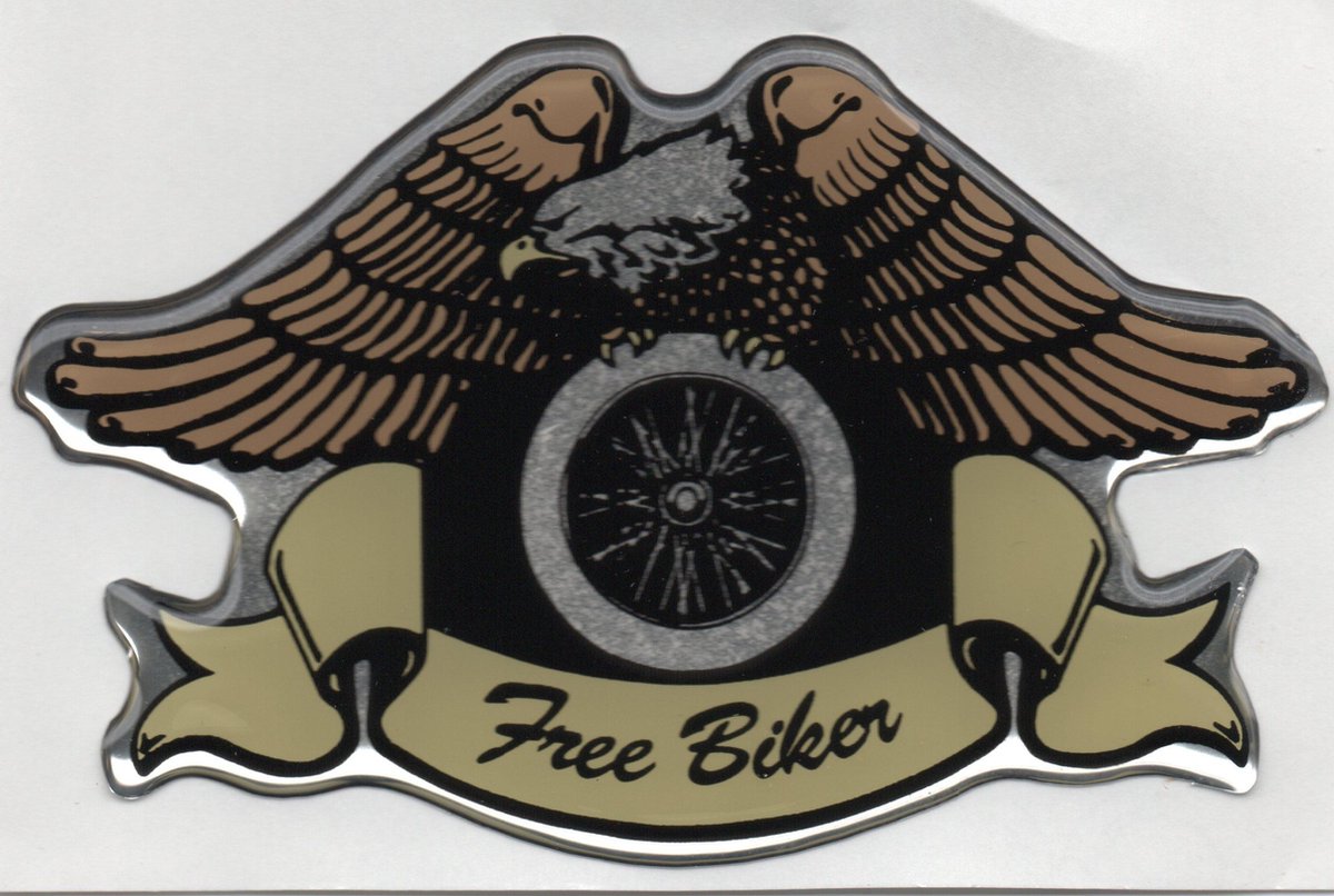 3D motor decal - Sticker / Free Biker