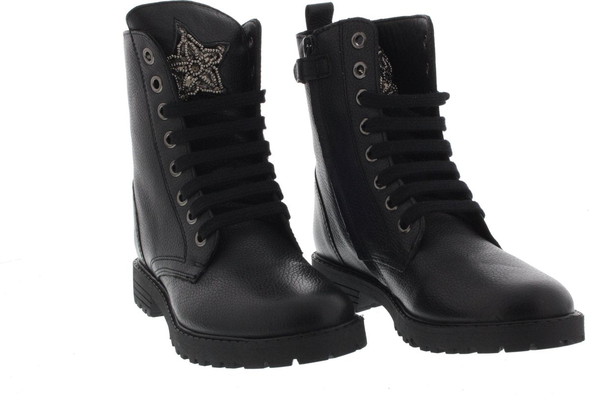 Clic! Veterboots zwart - Maat 37