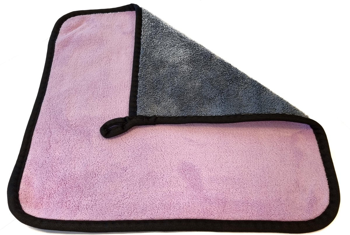 Gadgetpoint | Auto Doek | Schoonmaak Doek | Auto Wasdoek | Auto Wassen | Schoonmaakdoek | Grijs/Paars