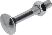 Slotbout met moer M6x40 per 45 gegalvaniseerd