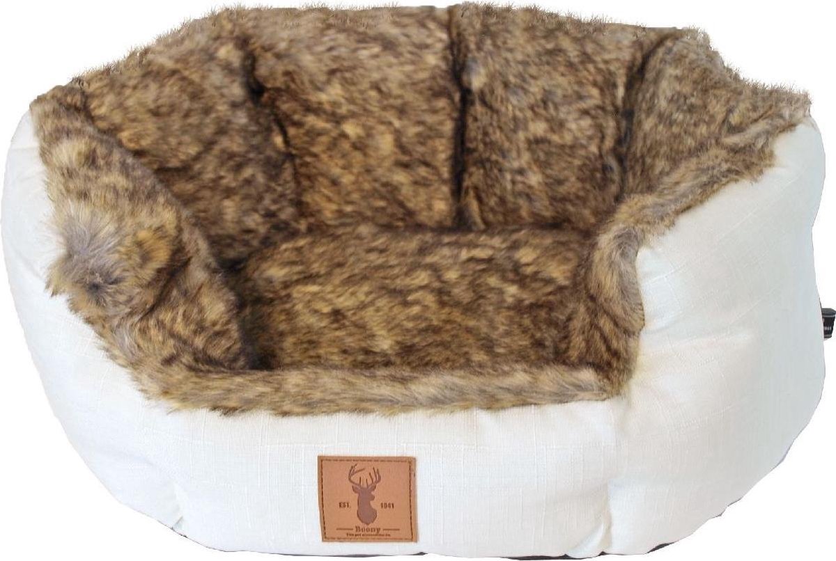 Boony hondenmand 'Est 1941' - Bruin - 40 cm