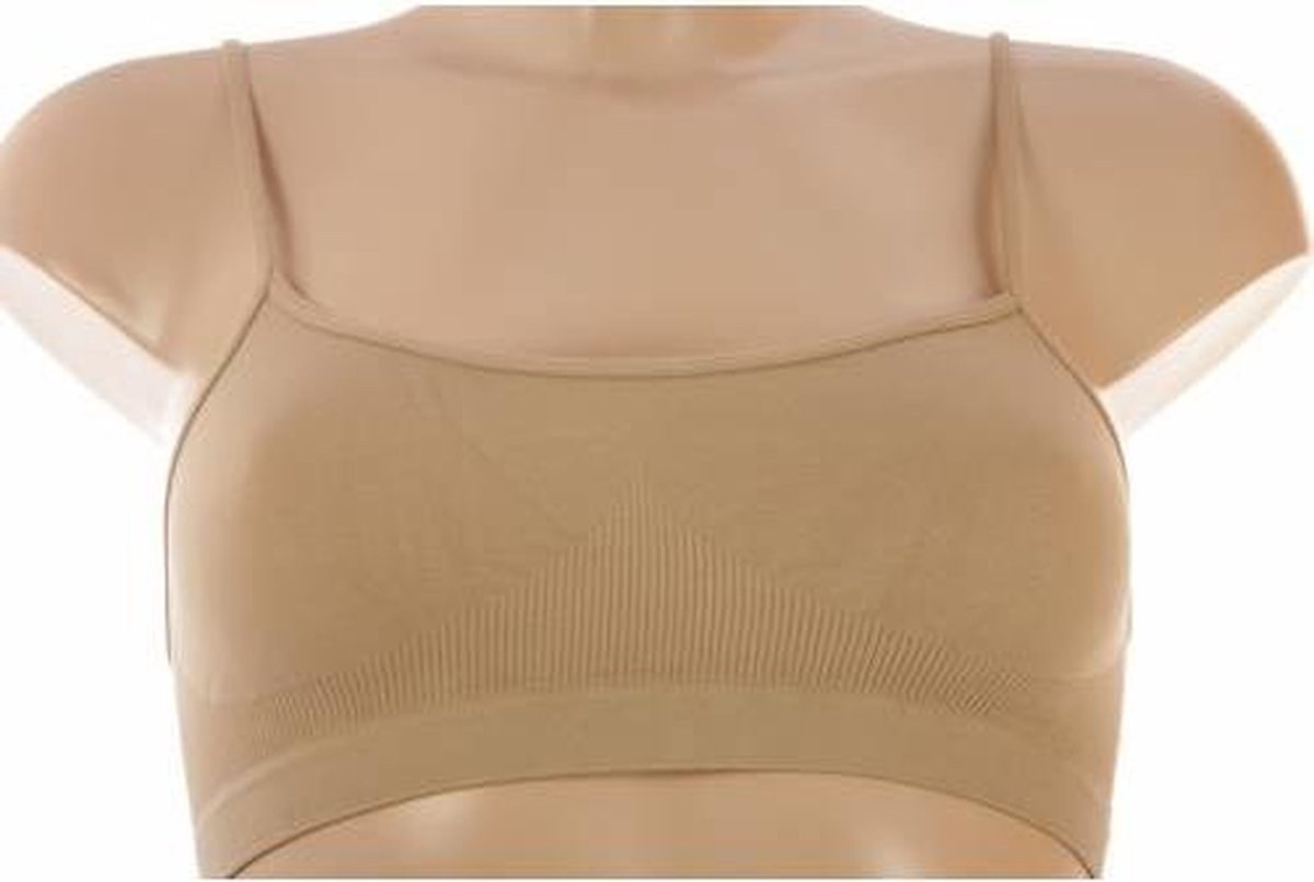 Perini dames brassiere micro  - L  - beige