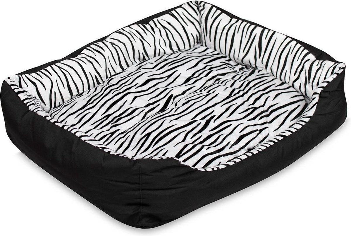 Baytex Hondenmand Savannah Zwart-Wit Large