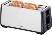 Cloer 3579 XXL Broodrooster 1800W RVS/Zwart