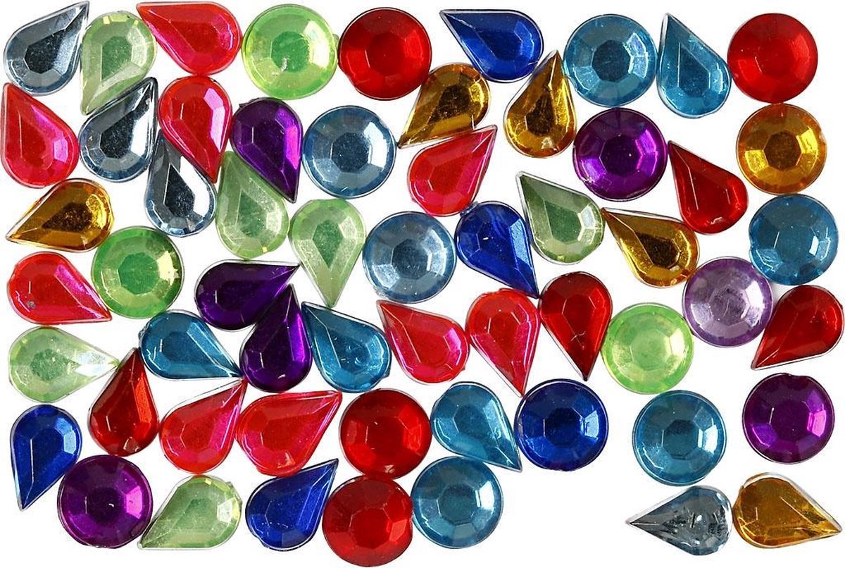 Creative Strasstenen Druppel/rond 5x5mm 15gr