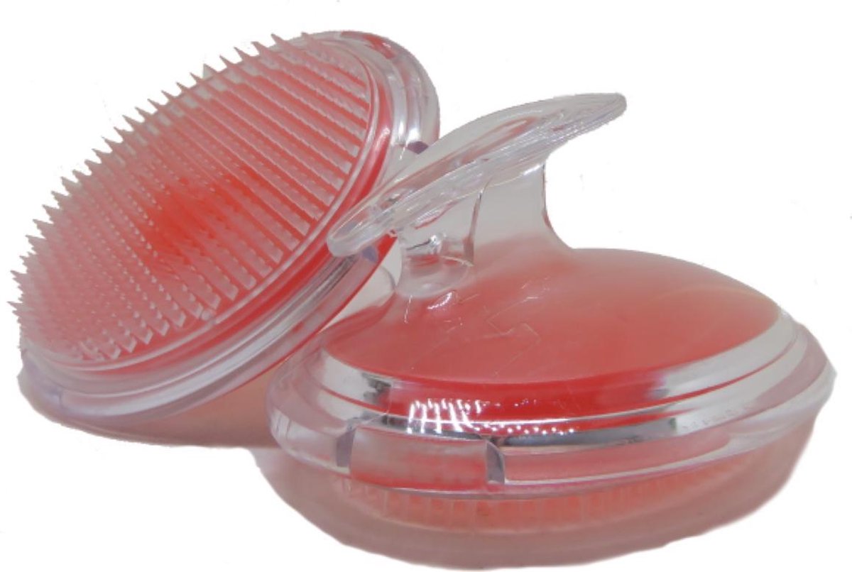 B&P - lichaamsborstel - 2 stuks oranje - scheerirritatie  - ingegroeide haren - huidborstel - scheer bultjes - douche borstel - badborstel - dry brush