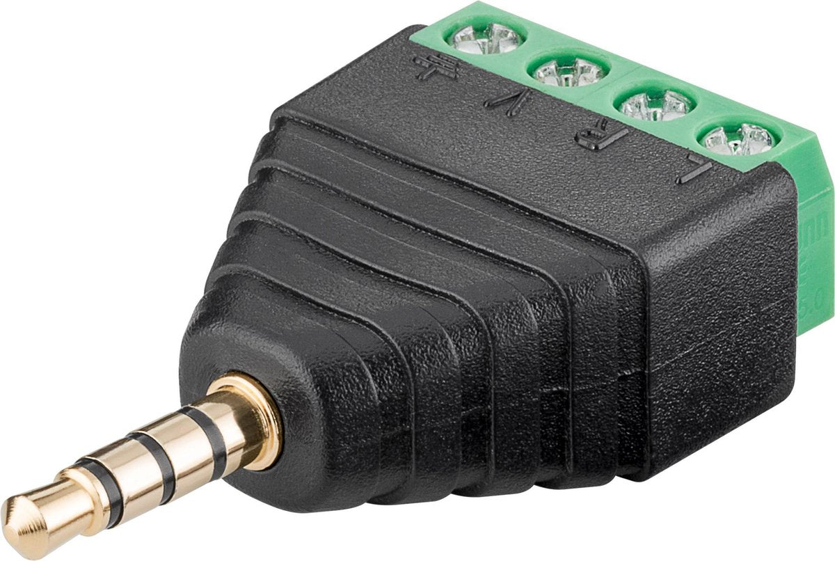 Goobay 59198 tussenstuk voor kabels Terminal Block 4-pin 3