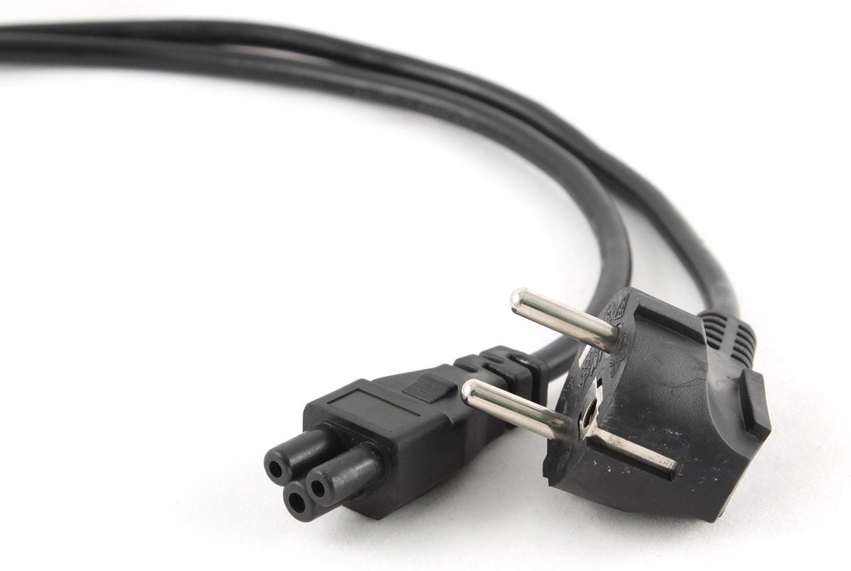 Cablexpert Stroomkabel met C5 plug - zwart - 1