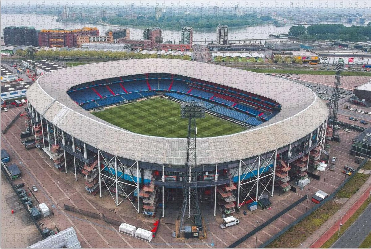 De Kuip Feijenoord | Feyenoord Rotterdam | Voetbalstadion - Extra Moeilijke Puzzel 1500 stukjes